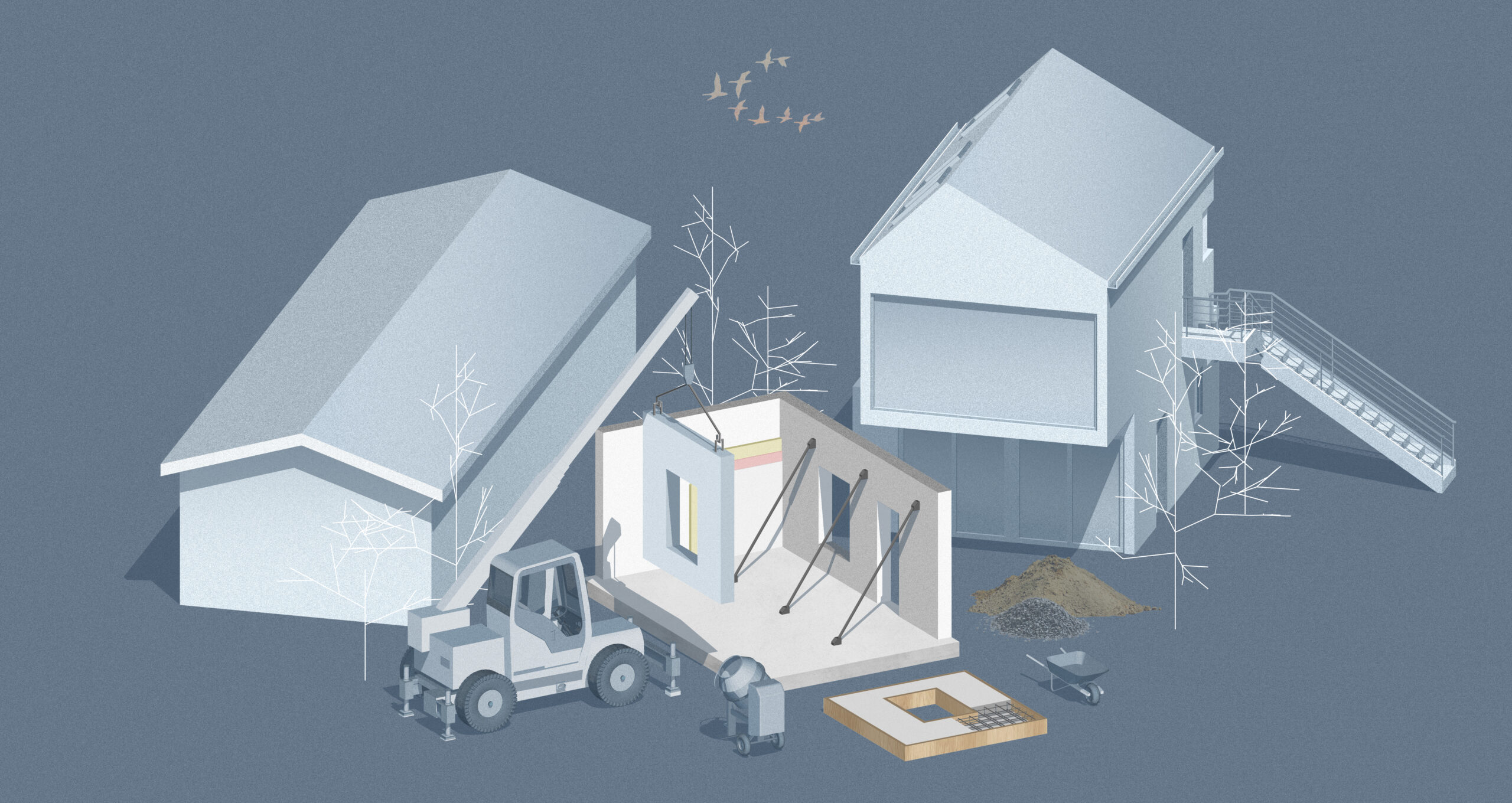 tilt up fire rebuild